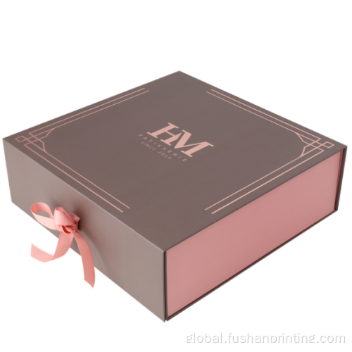 Clothing Boxes Packaging Custom Logo Luxury Cardboard Magnetic Folding Gift Box Supplier